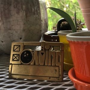 Bronze Bowling Belt Buckle